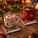 Lobster Pot Tree Ceramic Coasters Giftset - Image 4