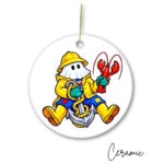 Mummer Set of 7 Ceramic Ornaments - Image 5