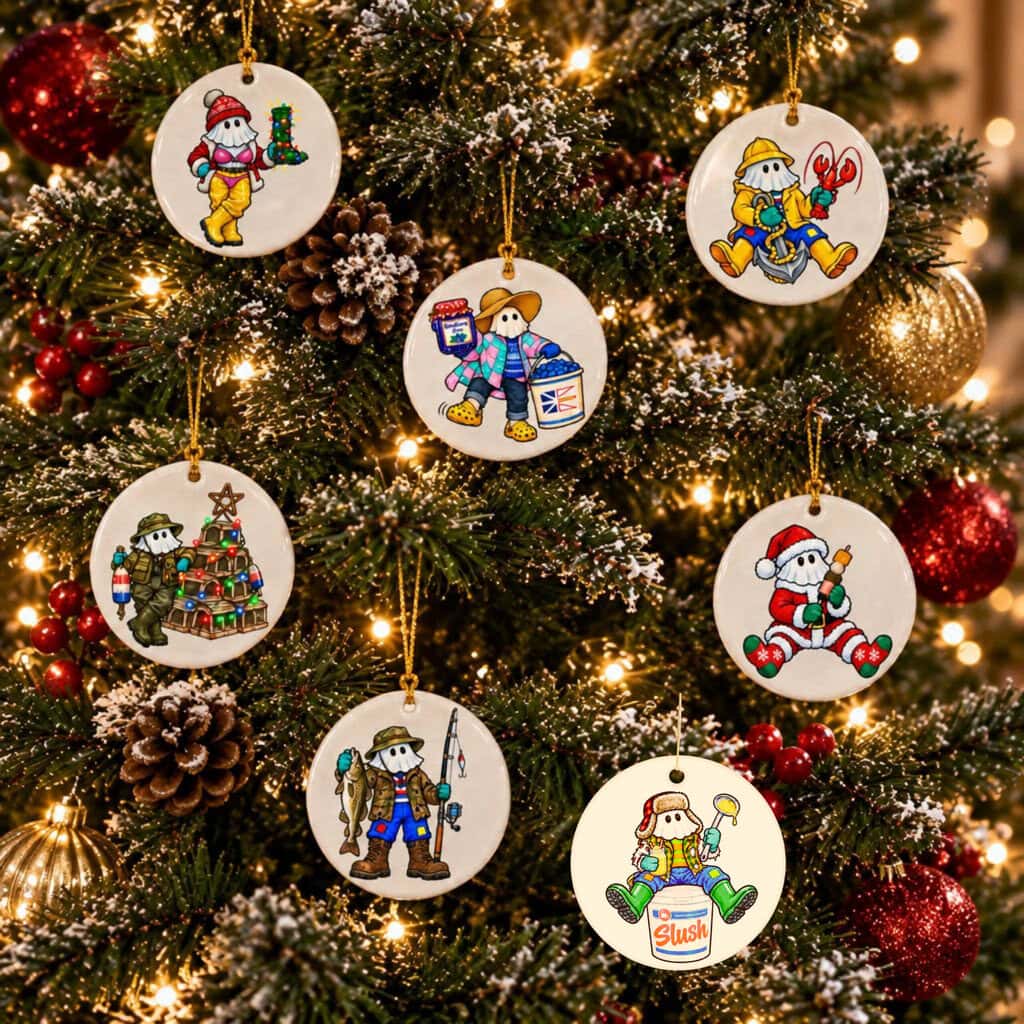 2026/09/1000164184-scaled.jpg Mummer Set of 7 Ceramic Ornaments - Image 1