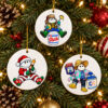 Heritage Mummers Ceramic Ornaments Set Of 3