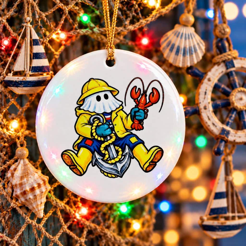 Nauti Mummer Ceramic Ornament