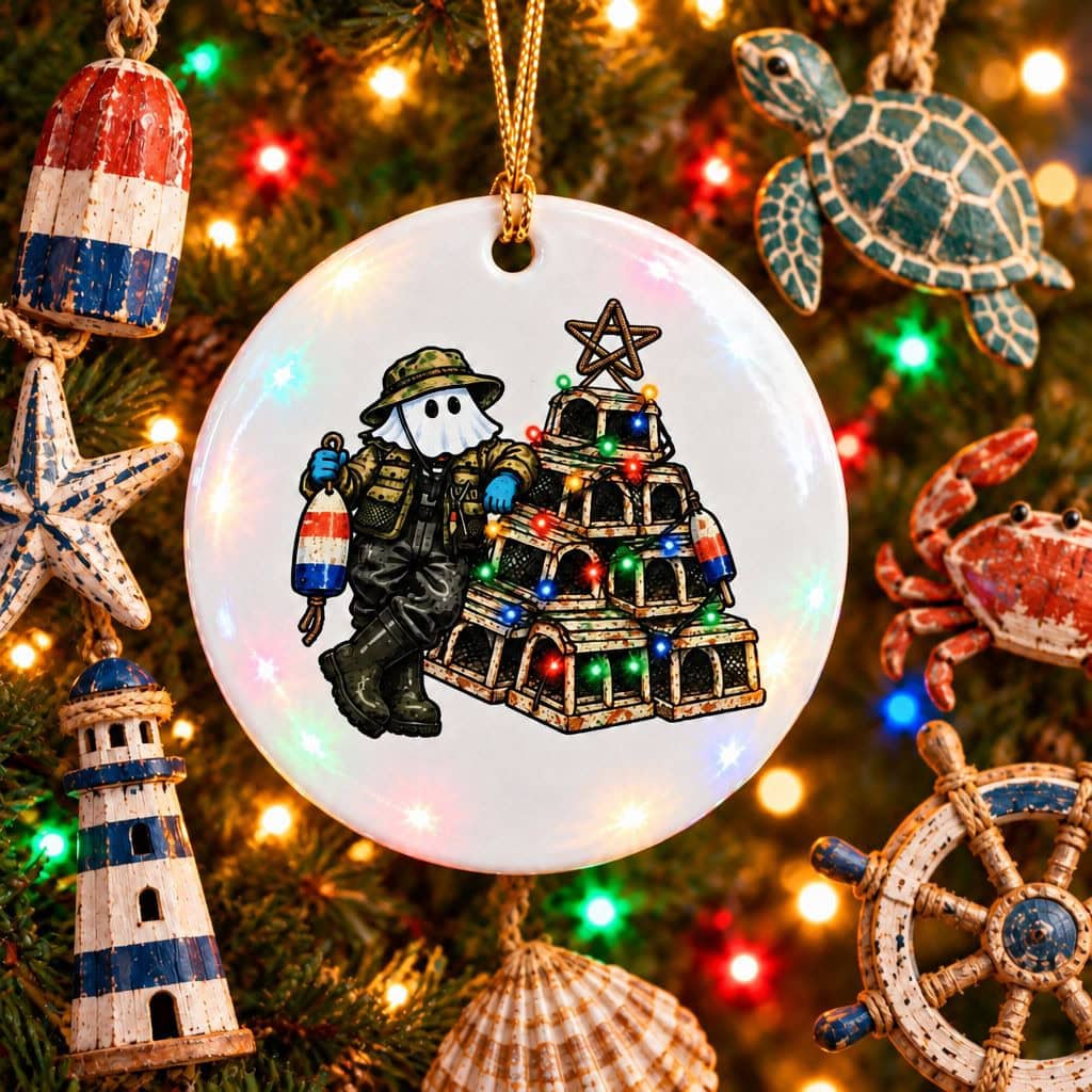 Mummer Lobster Pot tree Christmas Ornament