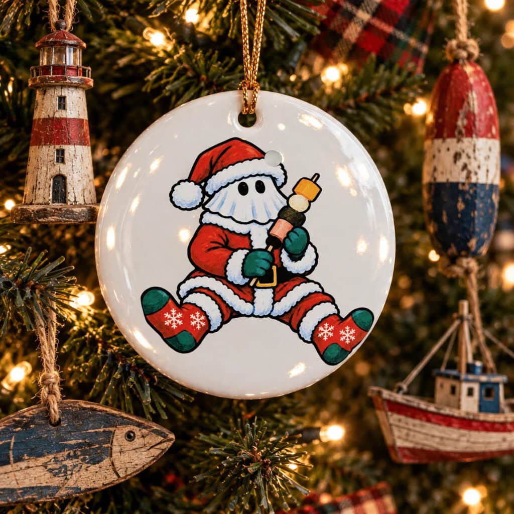 Mummer Snack Ceramic Ornament