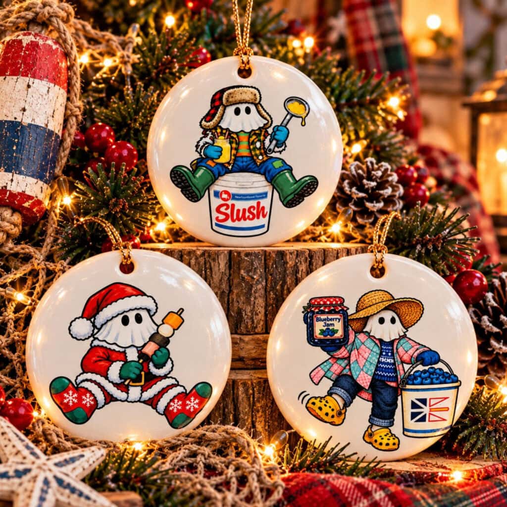 Heritage Mummers Ceramic Ornaments Set Of 3