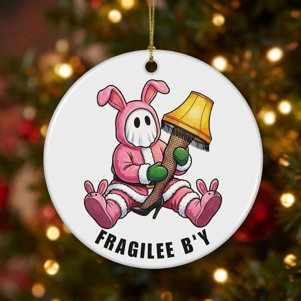 Fragilee Mummer Ceramic Ornament