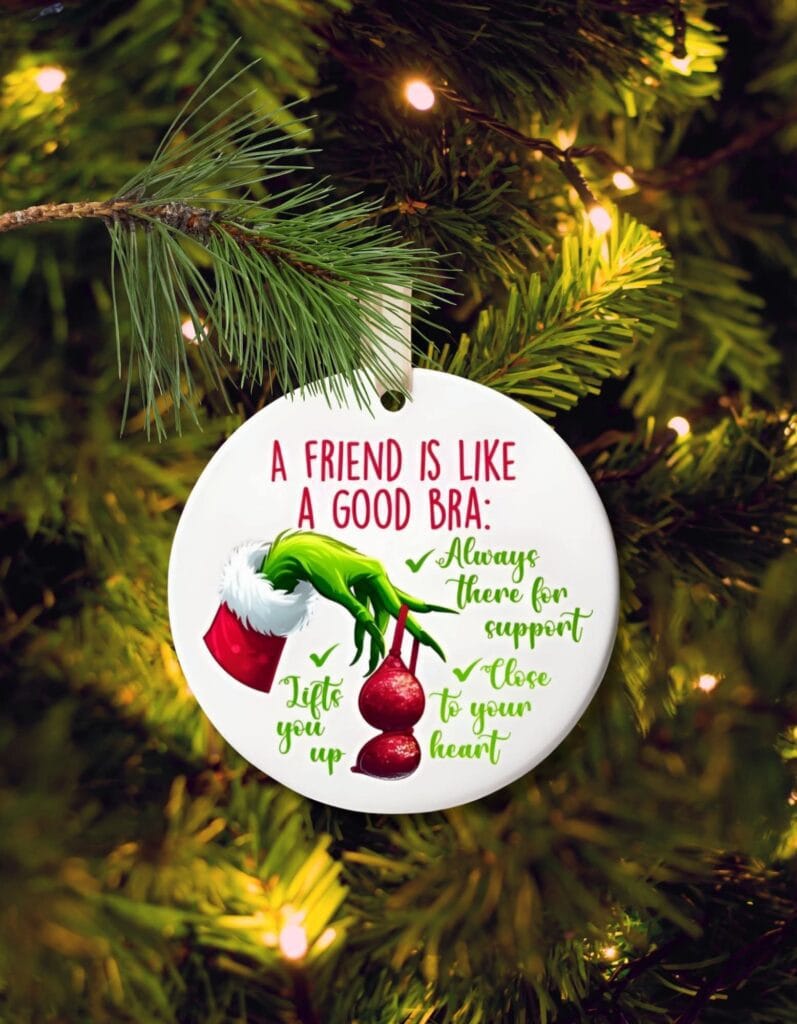 Good Friend Ceramic Ornament