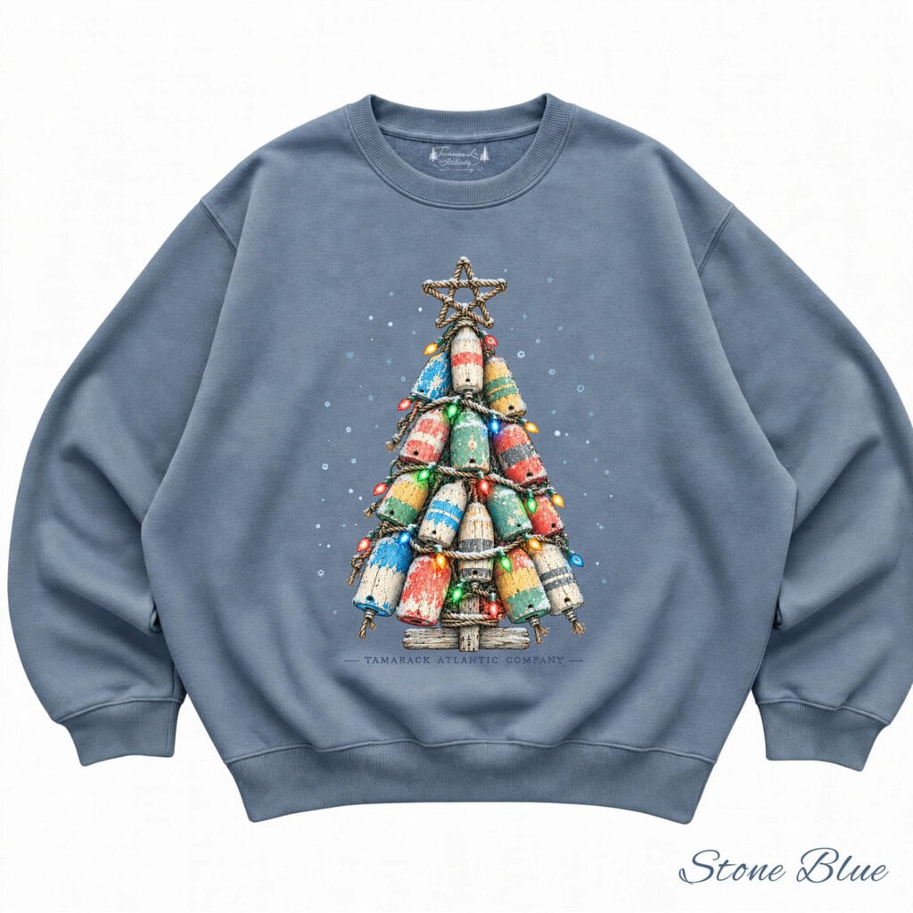 2026/10/1000167418-scaled.jpg Buoy Christmas Tree Comfort Crewneck - Image 1