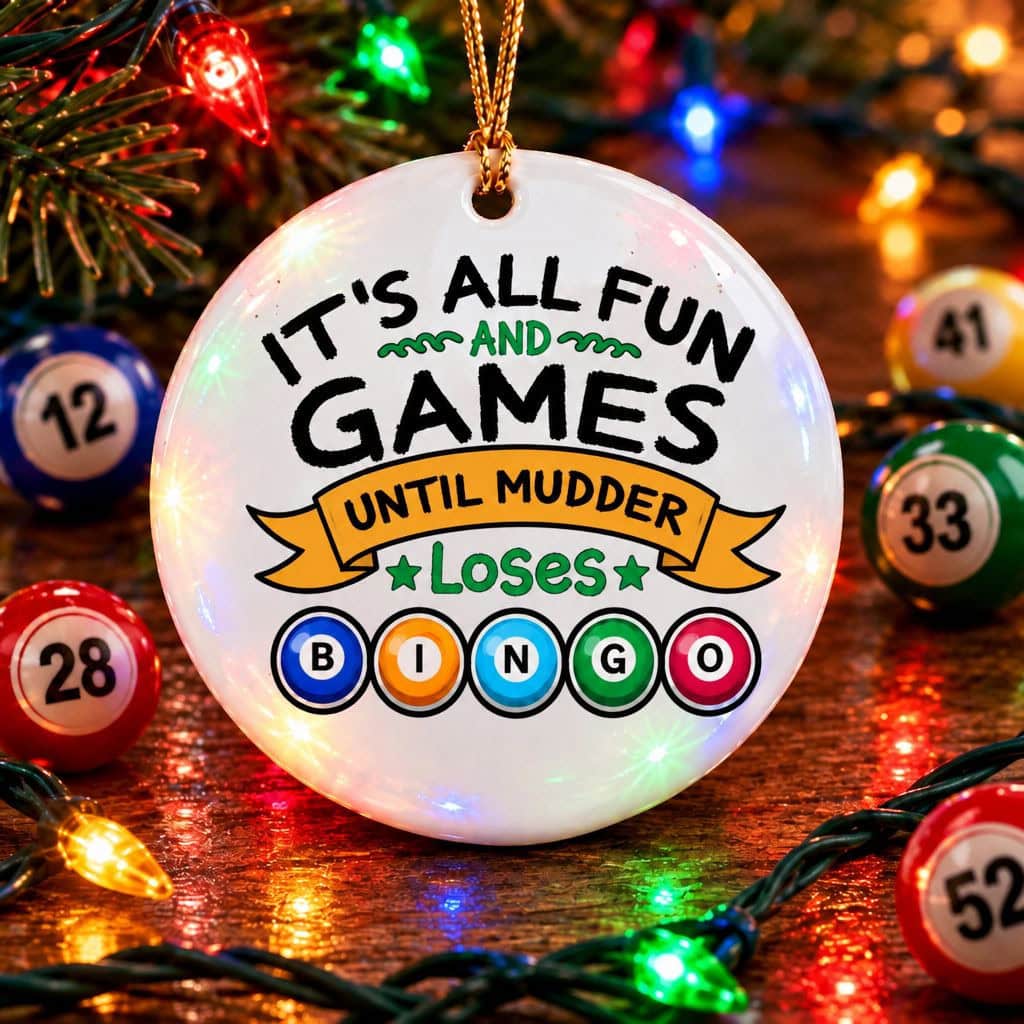 2026/10/1000167509.jpg Bingo Christmas Ornament - Image 1