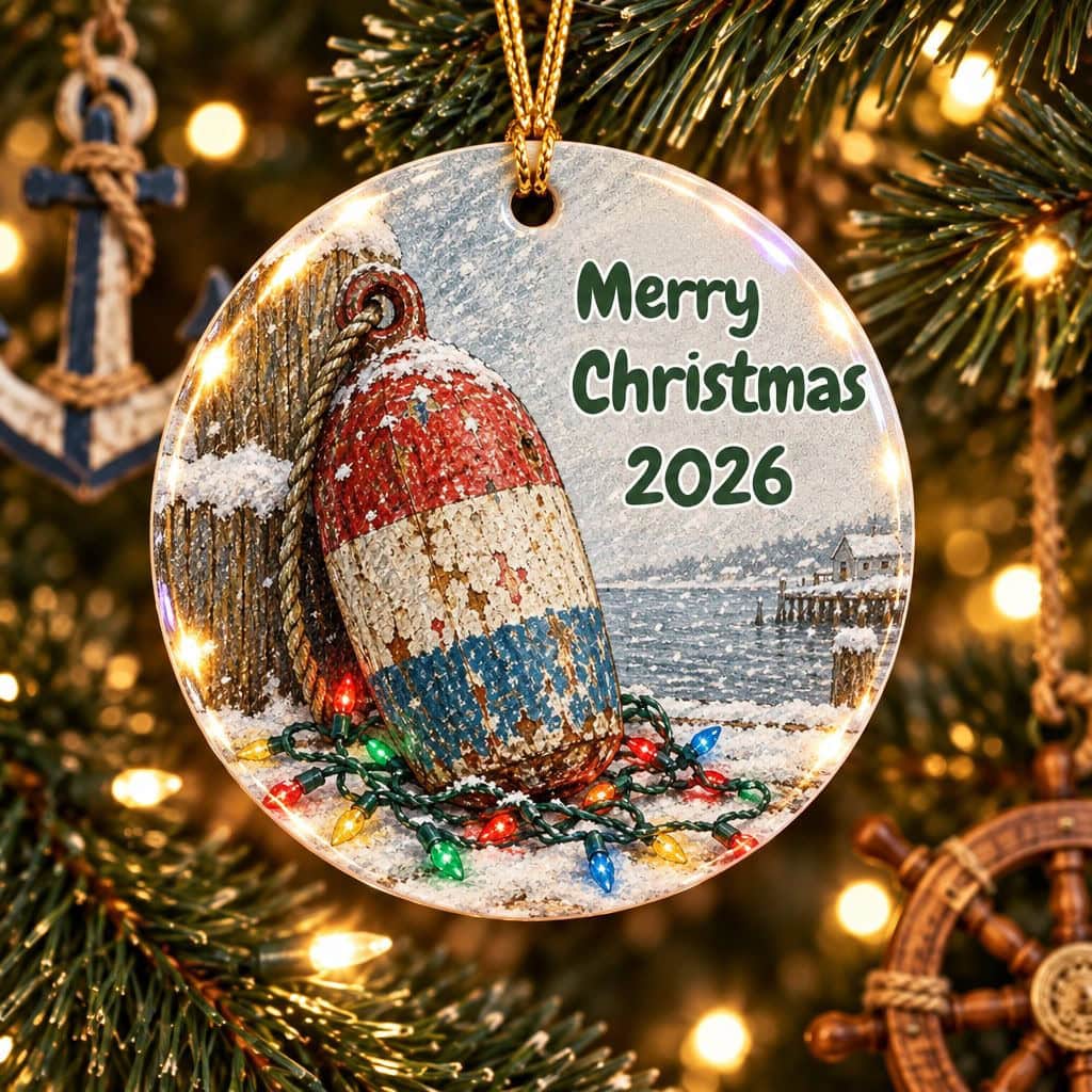 Christmas Buoy Ornament