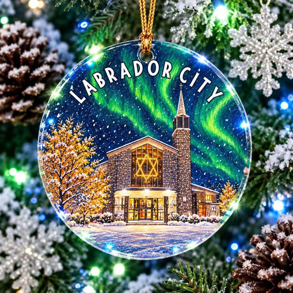 2026/10/1000167687.jpg Labrador City Church Ornament - Image 1